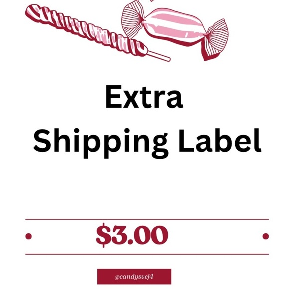 Extra shipping label - Picture 1 of 1